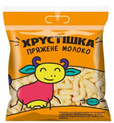 Кукурузные палочки со вкусом «Топлёное молоко» 175г Хрустішка