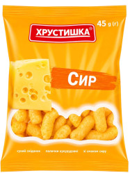 Кукурузные палочки со вкусом «Сыра» 45г Хрустишка