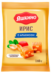 Ирис с арахисом 140г Яшкино