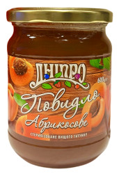 Повидло абрикосовое 600г Днипро
