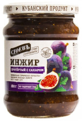 Инжир протёртая с сахаром 280г Стоевъ