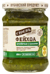 Фейхоа протёртая с сахаром 280г Стоевъ