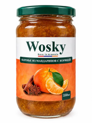 Мандариновый джем с корицей 350мл Wosky