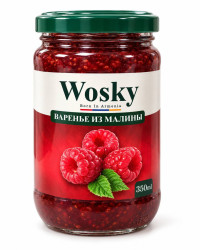 Малиновый джем 350мл Wosky