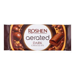Шоколад черный пористый 80г Roshen 
