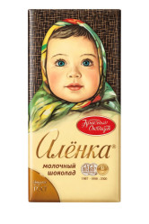 Молочный шоколад Алёнка 75 г Красный Октябрь