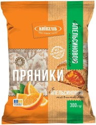 Пряники с апельсиновой начинкой 300 г КиївХліб