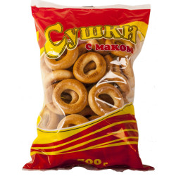 Сушки с маком 500г Franzeluta