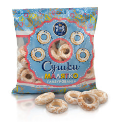 Сушки «Малятко глазуровані» 270 г Кулиничі