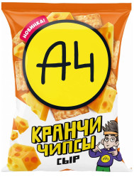 Кранчи чипсы Сыр 80г А4