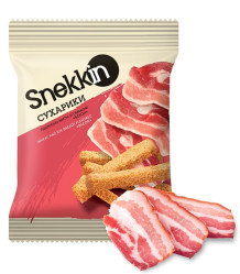 Сухарики с беконом 70г Snekkin
