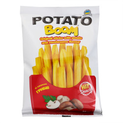 Палочки со вкусом картошки з грибами 50г BOOM