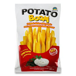 Палочки со вкусом сметаны и зелени 50г BOOM