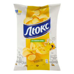 Чипсы со вкусом сыра 125г Люкс