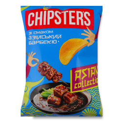 Чипсы со вкусом Азиатский барбекю 100г CHIPSTERS