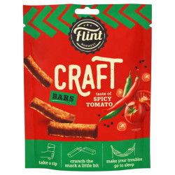 Сухарики со вкусом пикантных томатов 80г Flint Craft Grenki