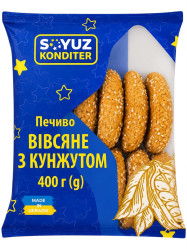Овсяное печенье с кунжутом 400г Soyuz