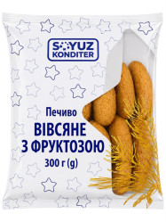 Овсяное печенье с фруктозой 300г Soyuz