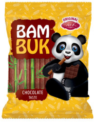 Трубочки со вкусом шоколада Бам-Бук 200г АВК