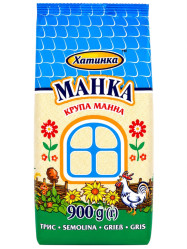 Манная крупа 900г Хатинка