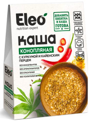 Конопляная каша с куркумой и кайенским перцем 200 г Eleo