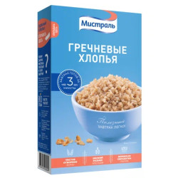 Хлопья гречневые 400г Минстраль