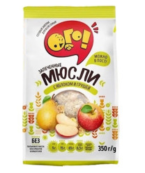 Мюсли запеченные с яблоком и грушей 350г Ого!