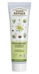 Расслабляющий и тонизирующий крем для ног 100 мл Green Pharmacy