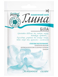 Белая глина 60г Golden Pharm