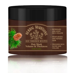 Маска для волос с кедром для объема и силы 300мл Herbal Traditions
