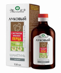 Шампунь луковый с красным перцем Mirolla 150мл