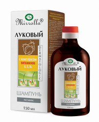 Луковый шампунь с витаминами 150мл Миролла