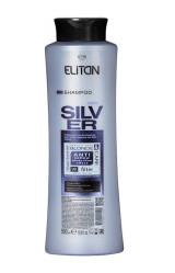 Шампунь для осветленных волос Против желтизны Дымчатое серебро 500мл Elitan