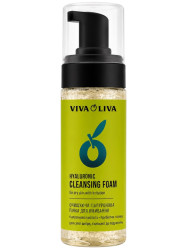 Čisticí hyaluronová pěna na obličej Viva Oliva pro suchou pleť, 200 ml