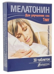 Мелатонин для улучшения сна 30 таблеток 3г