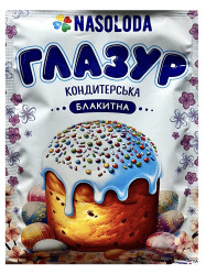 Голубая кондитерская глазурь 65 г Nasoloda
