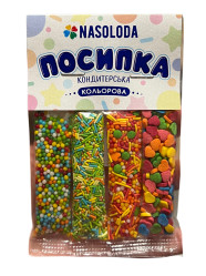 Кондитерская посыпка, микс 24г 4шт Насолода