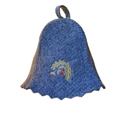 Шапка для бани (сауны) Дубок серая