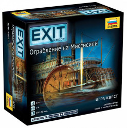 Настольная игра «Exit Квест. Ограбление на Миссисипи» (с 12 лет)