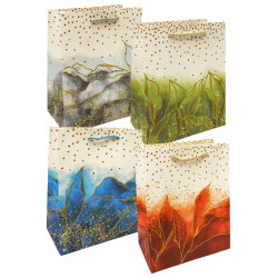 Подарочная сумка 26х32см Узоры