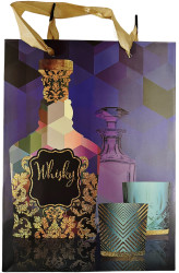 Подарочный пакет 23х18см Алкоголь