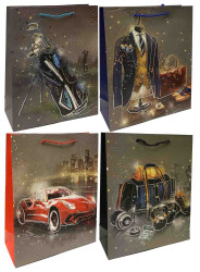 Подарочный пакет 22х31см Сумка для гольфа, костюм