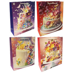 Подарочный пакет «Торты» 23×18 см 