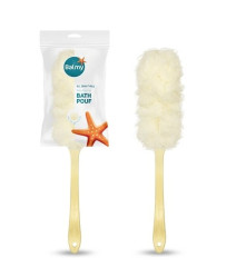 Банная мочалка с цветной ручкой Balmy