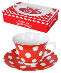 Чайный сервиз Красная Шапочка 6 чашек + 6 блюдец