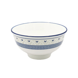 Фарфоровая миска «Синий узор» 13,2×7 см 500 мл