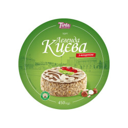 Торт Легенда Киева с фундуком 450г Tarta