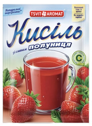 Кисель со вкусом клубники 90г T&A