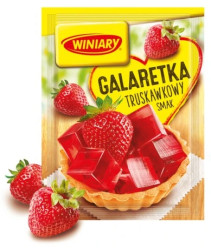 Желе со вкусом клубники 75г Galaretka Winiary