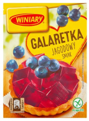Желе со  вкусом черники 47г Galaretka Winiary